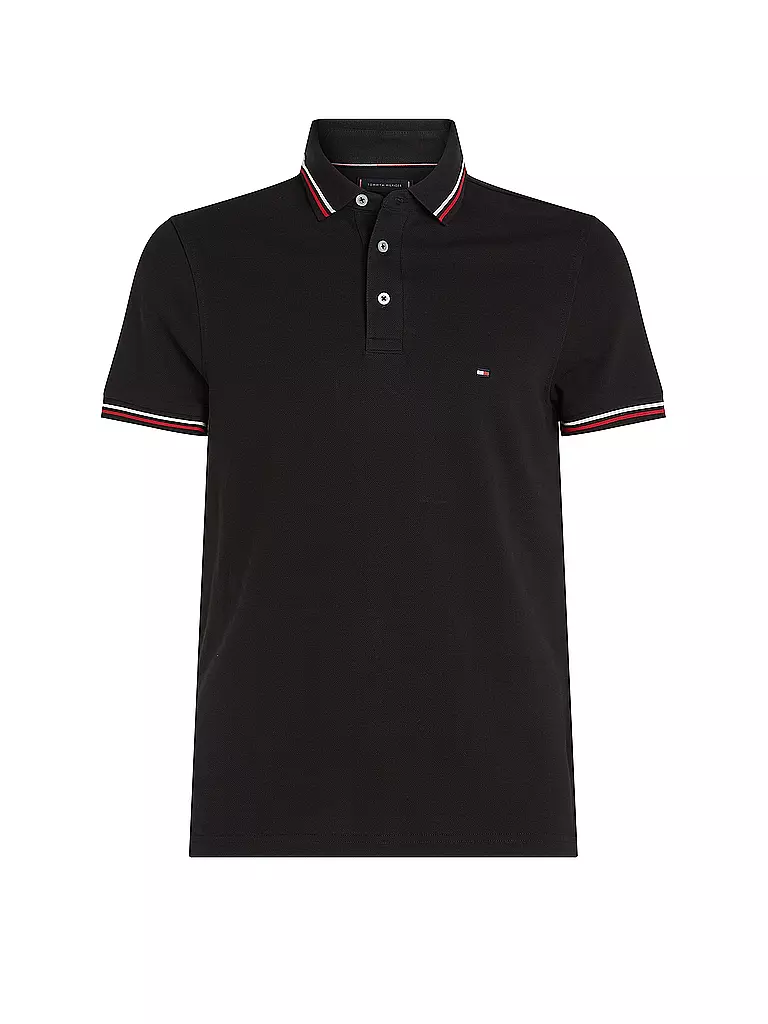 TOMMY HILFIGER | Polo Slim Fit | Negro