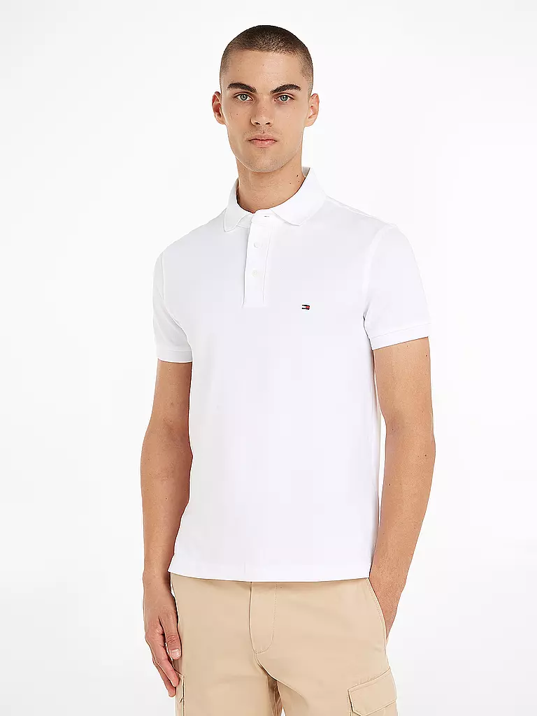 TOMMY HILFIGER | Polo Slim Fit | Blanco