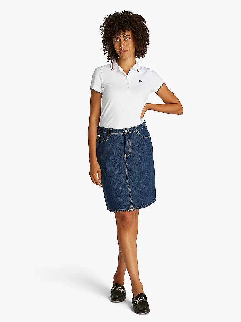 TOMMY HILFIGER | Polo Slim Fit | Blanco