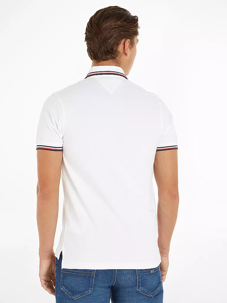 TOMMY HILFIGER | Polo Slim Fit | Blanco
