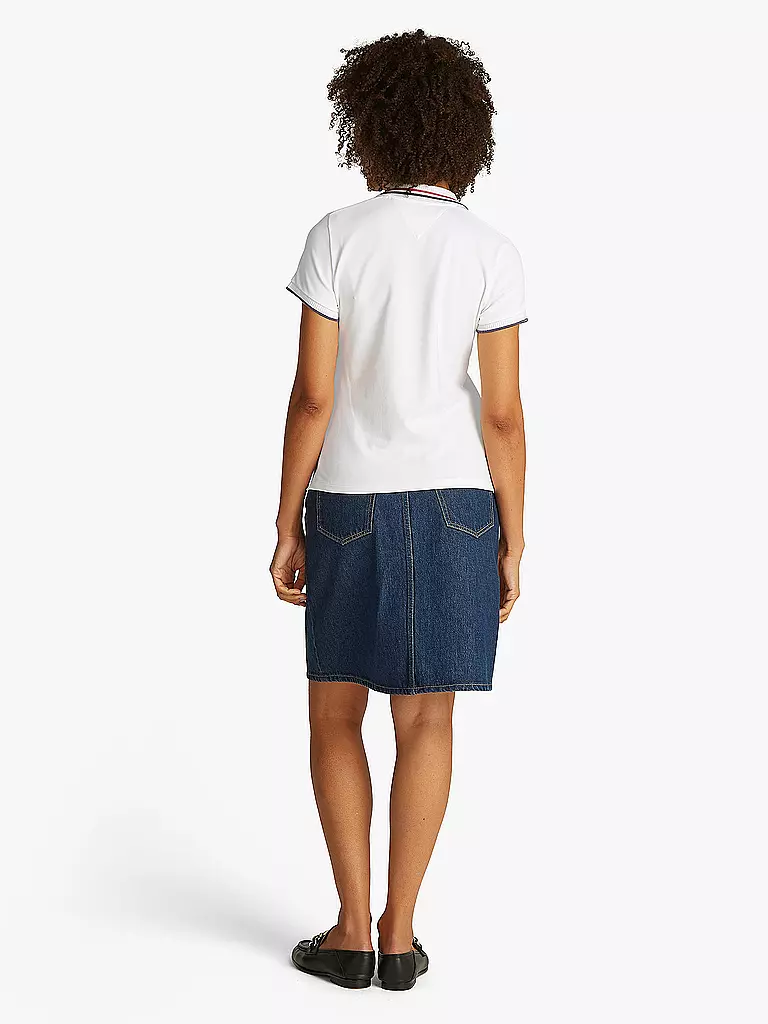 TOMMY HILFIGER | Polo Slim Fit | Blanco