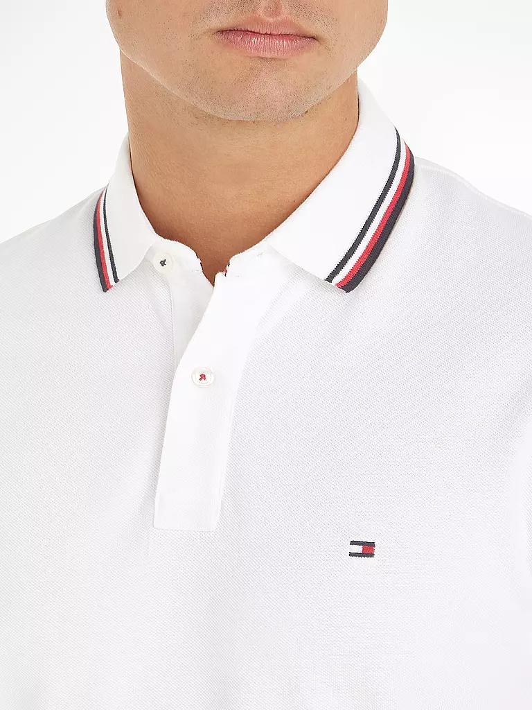 TOMMY HILFIGER | Polo Slim Fit | Blanco
