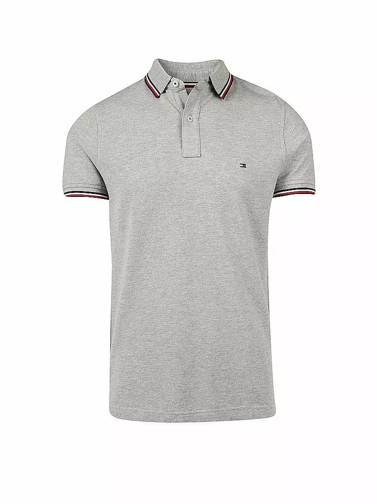 TOMMY HILFIGER | Poloshirt de corte ajustado | grau