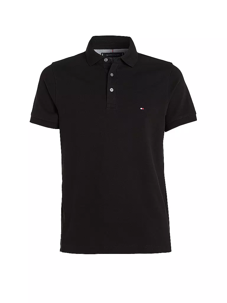 TOMMY HILFIGER | Poloshirt de corte ajustado | Negro