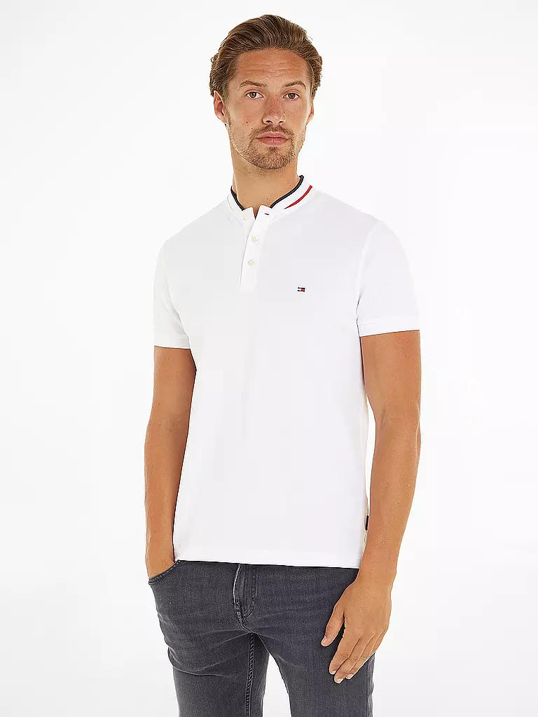 TOMMY HILFIGER | Poloshirt de corte entallado | Blanco