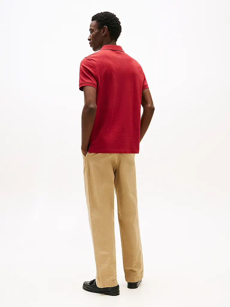 TOMMY HILFIGER | Poloshirt de corte regular | Rojo oscuro
