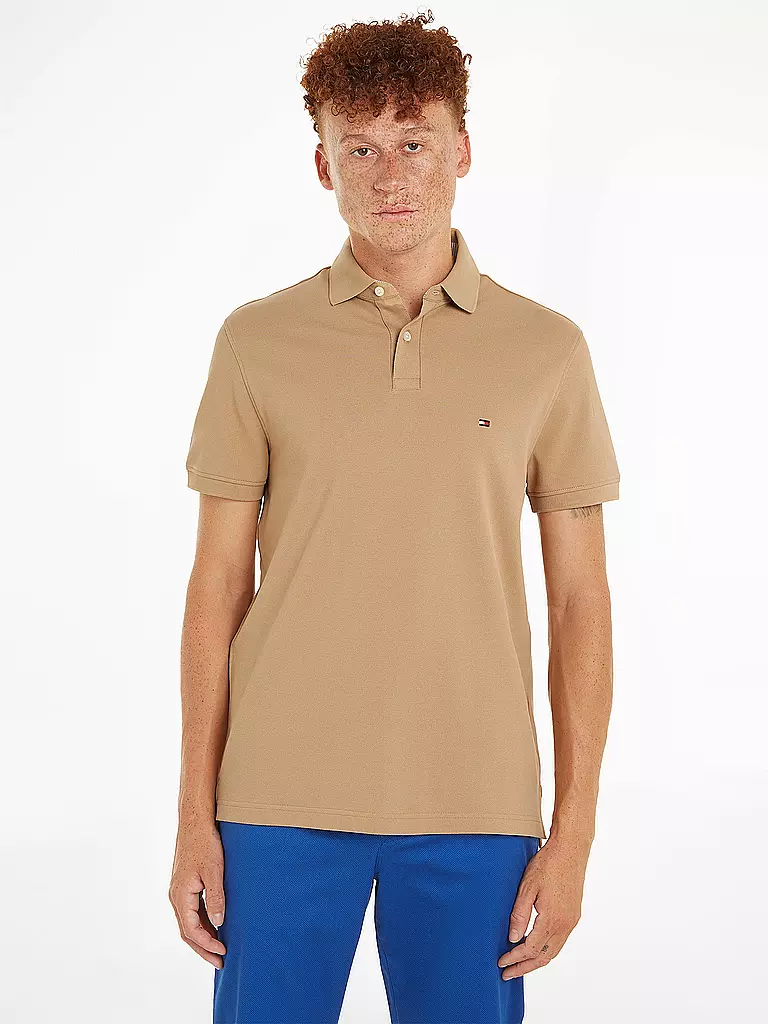 TOMMY HILFIGER | Poloshirt Regular Fit | Marrón claro