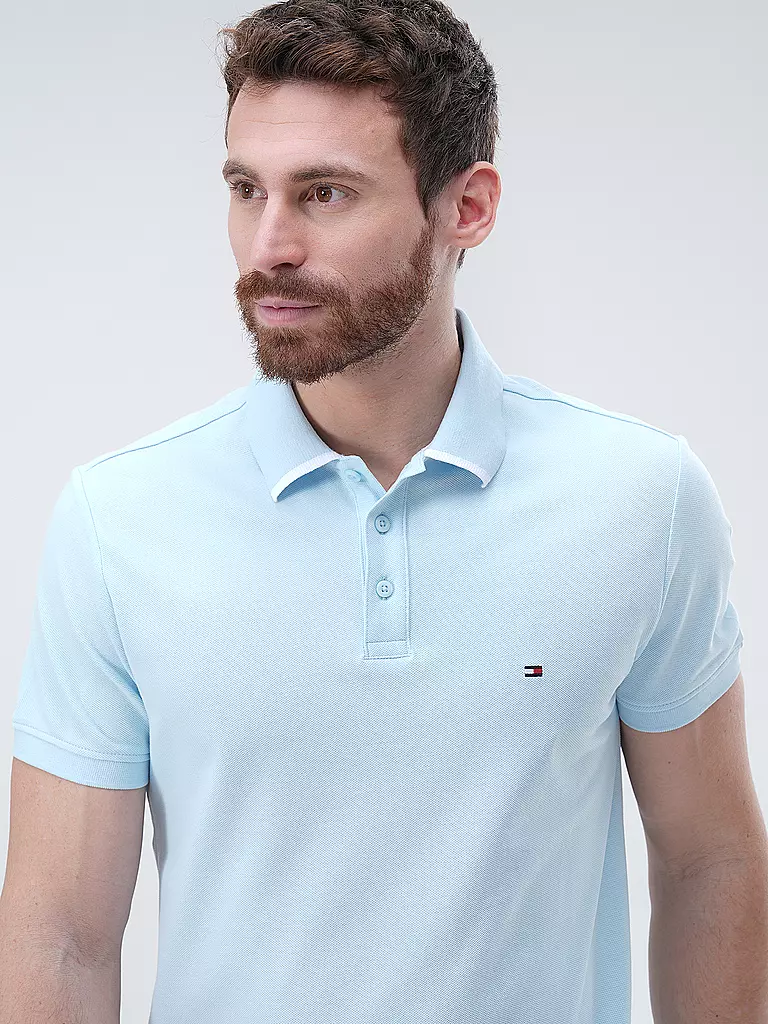 TOMMY HILFIGER | Poloshirt Regular Fit | Azul claro