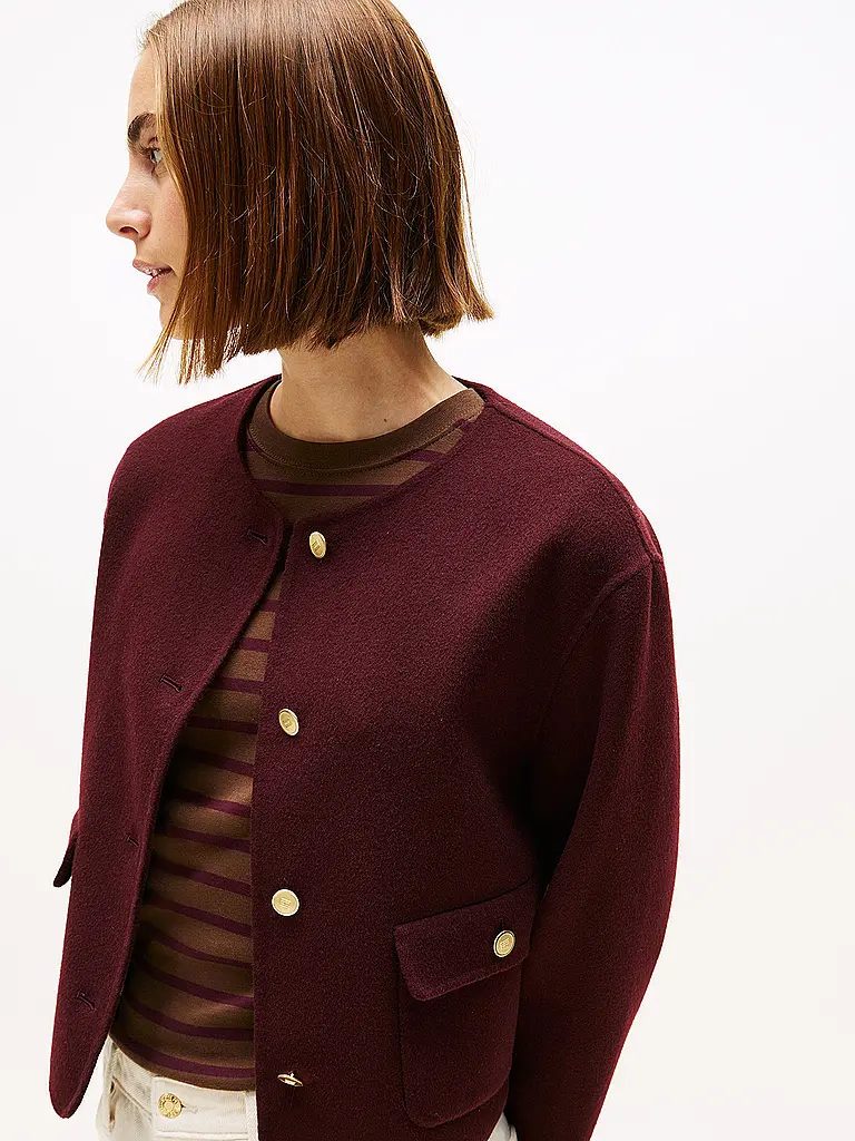 TOMMY HILFIGER | Produktname: Chaqueta | Rojo oscuro