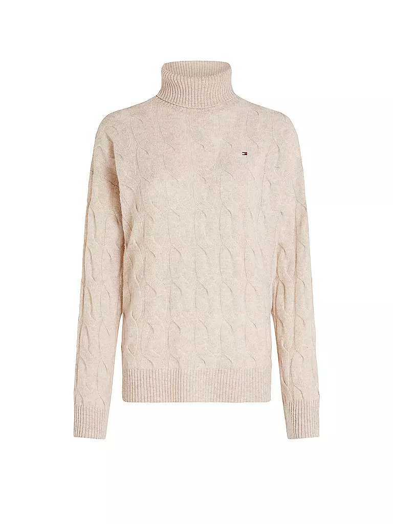TOMMY HILFIGER | Rollkragenpullover  | Crema