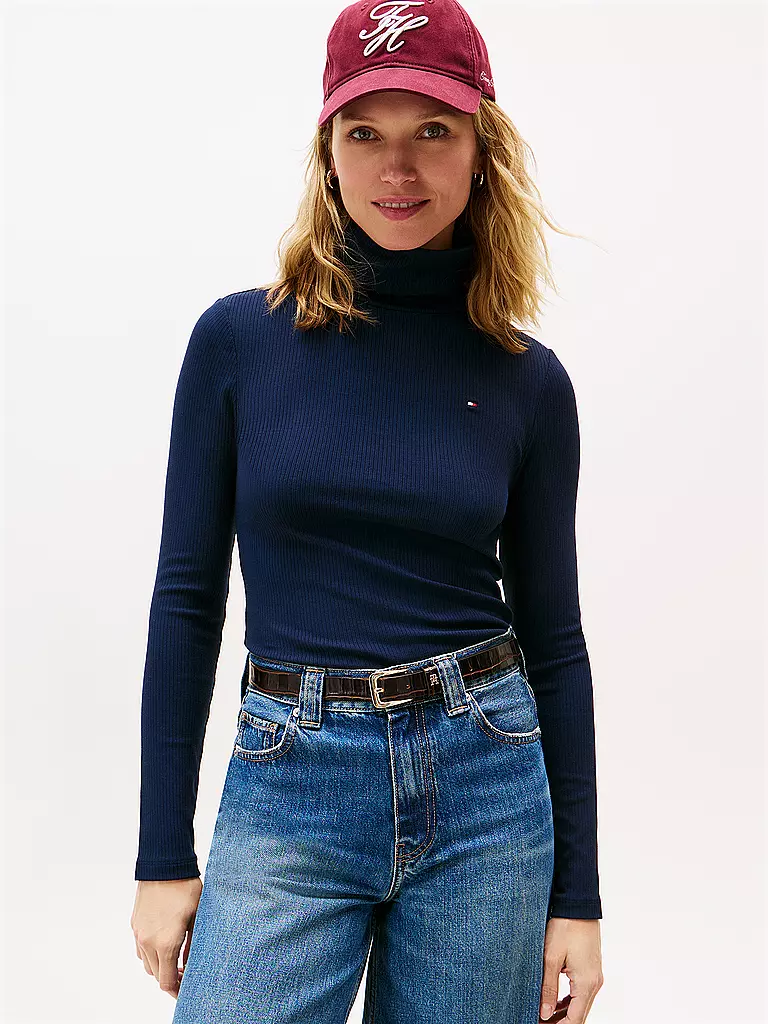 TOMMY HILFIGER | Rollkragenpullover | Azul oscuro
