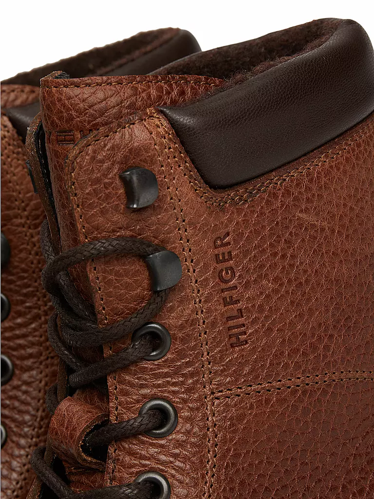 TOMMY HILFIGER | Schnürboots | Marrón