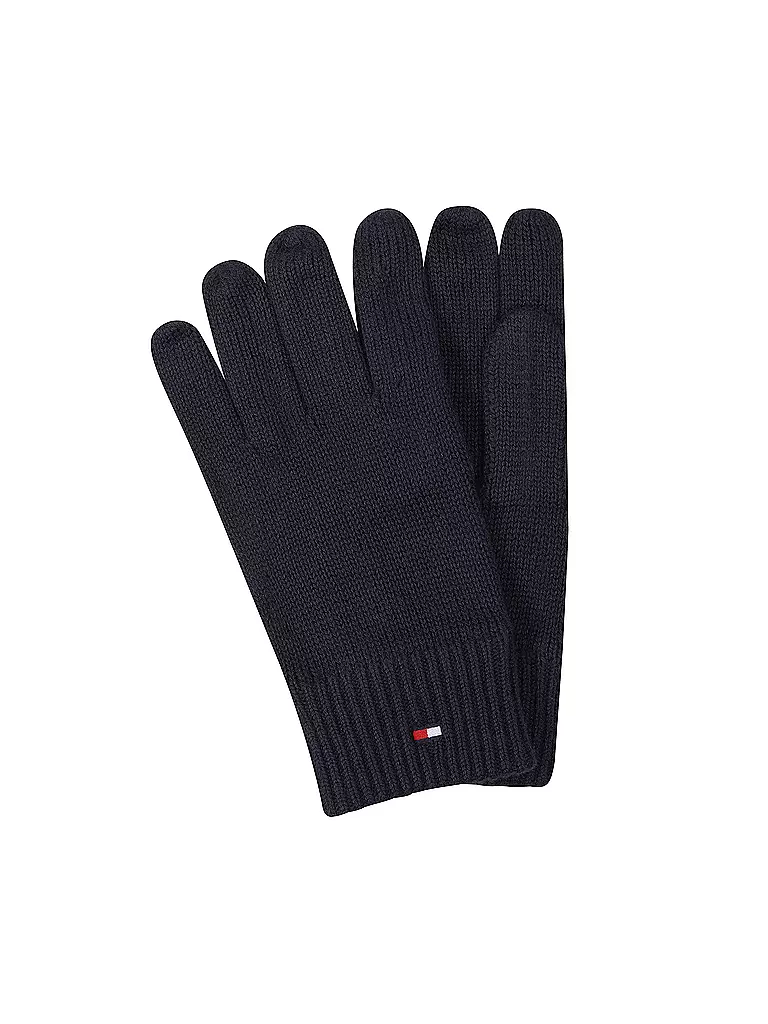 TOMMY HILFIGER | Set de regalo de 2 piezas gorro y guantes | Azul