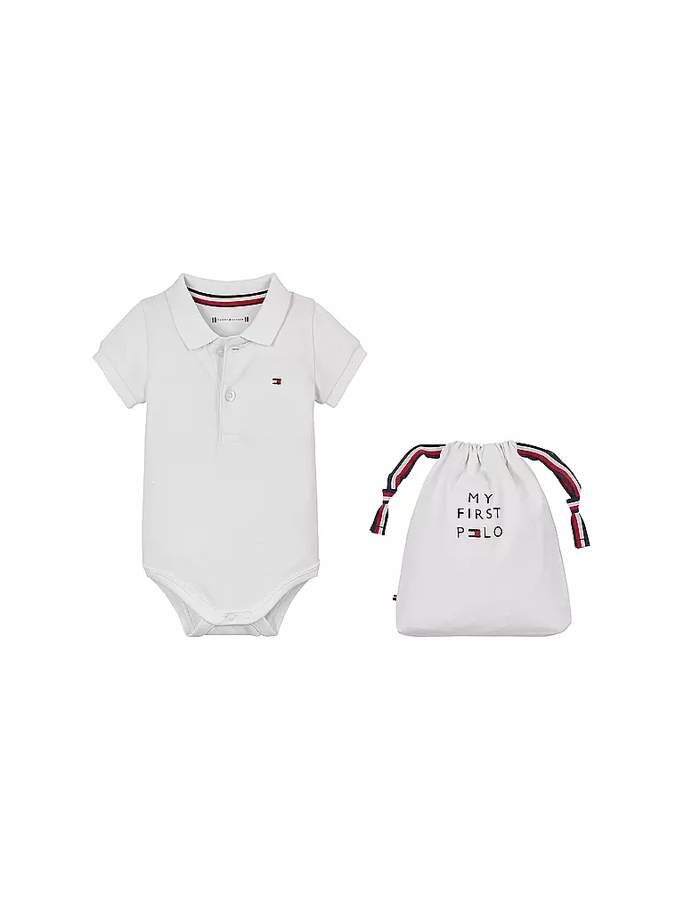 TOMMY HILFIGER | Set de regalo de body para bebé | Blanco
