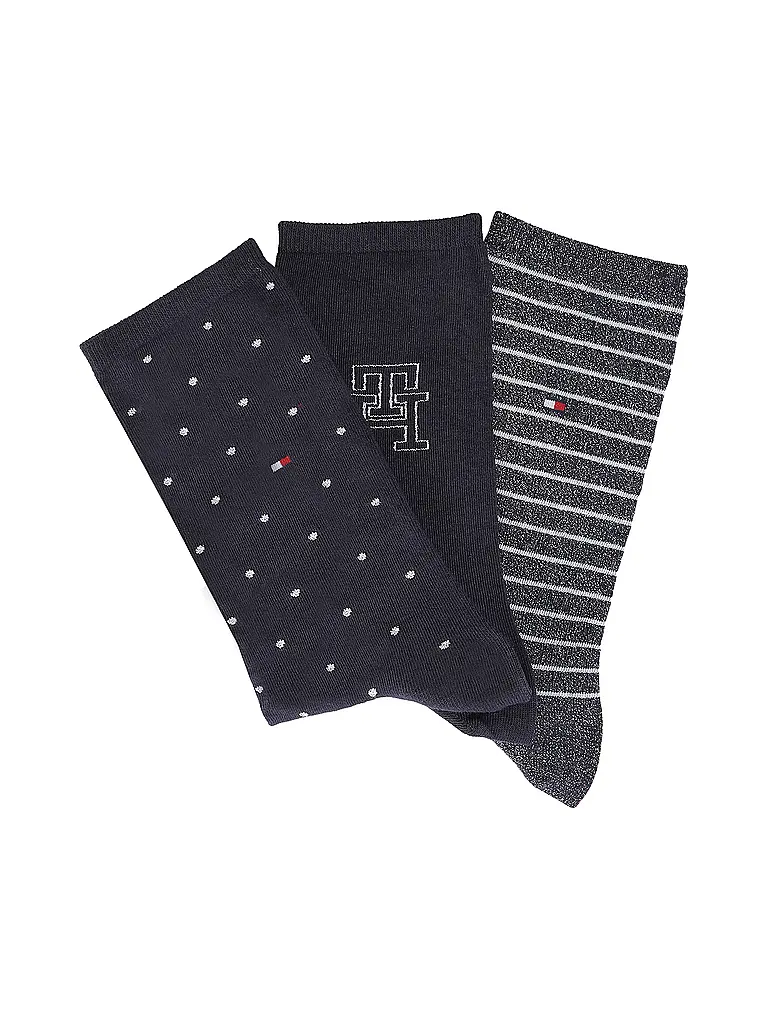 TOMMY HILFIGER | Set de regalo de calcetines, paquete de 3, azul marino | Azul oscuro