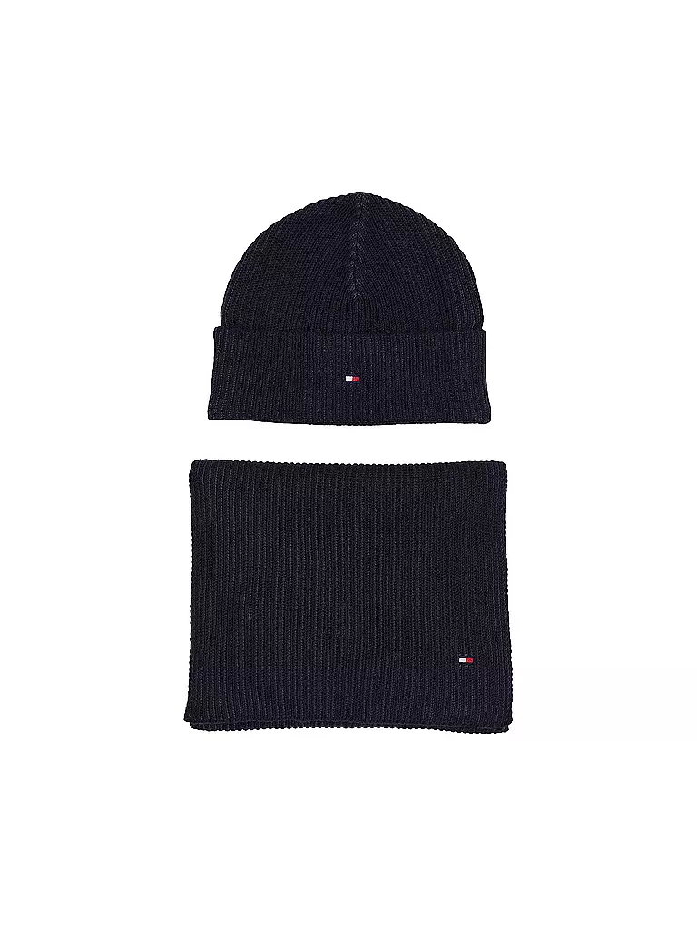 TOMMY HILFIGER | Set de regalo de gorro y bufanda |