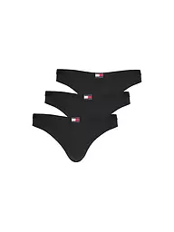 TOMMY HILFIGER | Slip paquete de 3 negro | Negro