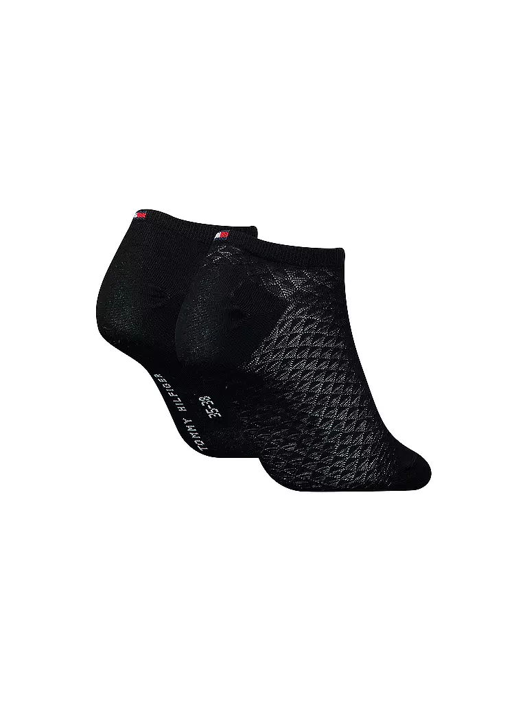 TOMMY HILFIGER | Sneaker Socken 2er Pkg black | Negro