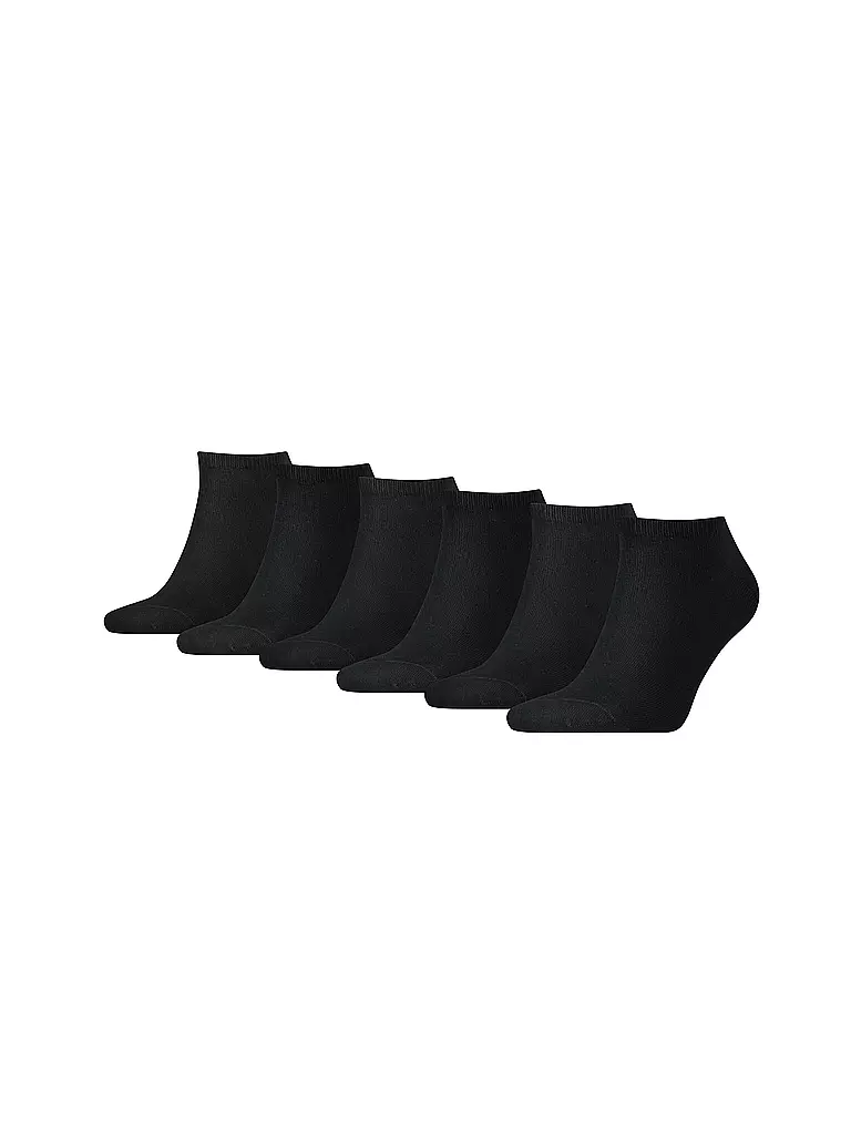 TOMMY HILFIGER | Sneakersocken 6-er Pkg. black | Negro