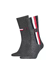 TOMMY HILFIGER | Socken 2er Pkg mid grey mel | Gris