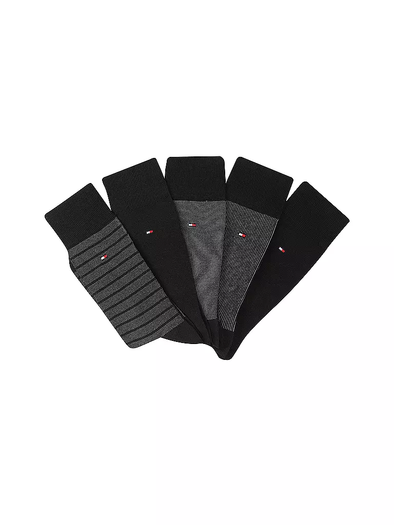 TOMMY HILFIGER | Socken Geschenkbox 5er Pkg black | Negro
