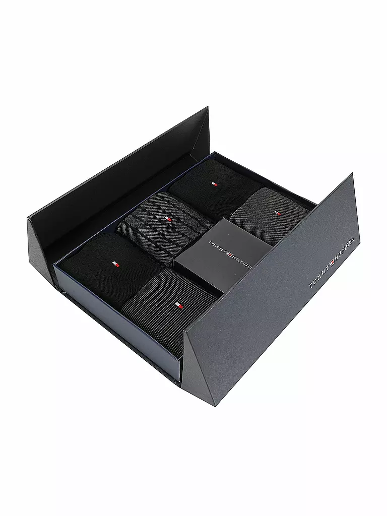 TOMMY HILFIGER | Socken Geschenkbox 5er Pkg black | Negro