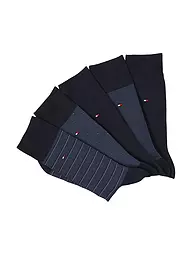 TOMMY HILFIGER | Caja de regalo de calcetines, paquete de 5, negro | Azul