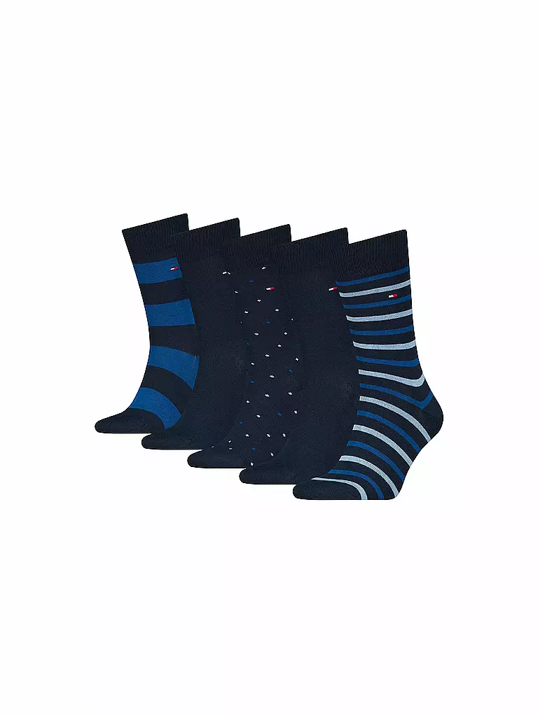 TOMMY HILFIGER | Socken Geschenkbox 5er Pkg. navy | Azul oscuro