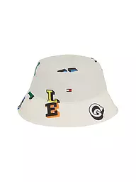 TOMMY HILFIGER | Sombrero de pescador infantil - Bucket Hat | Blanco