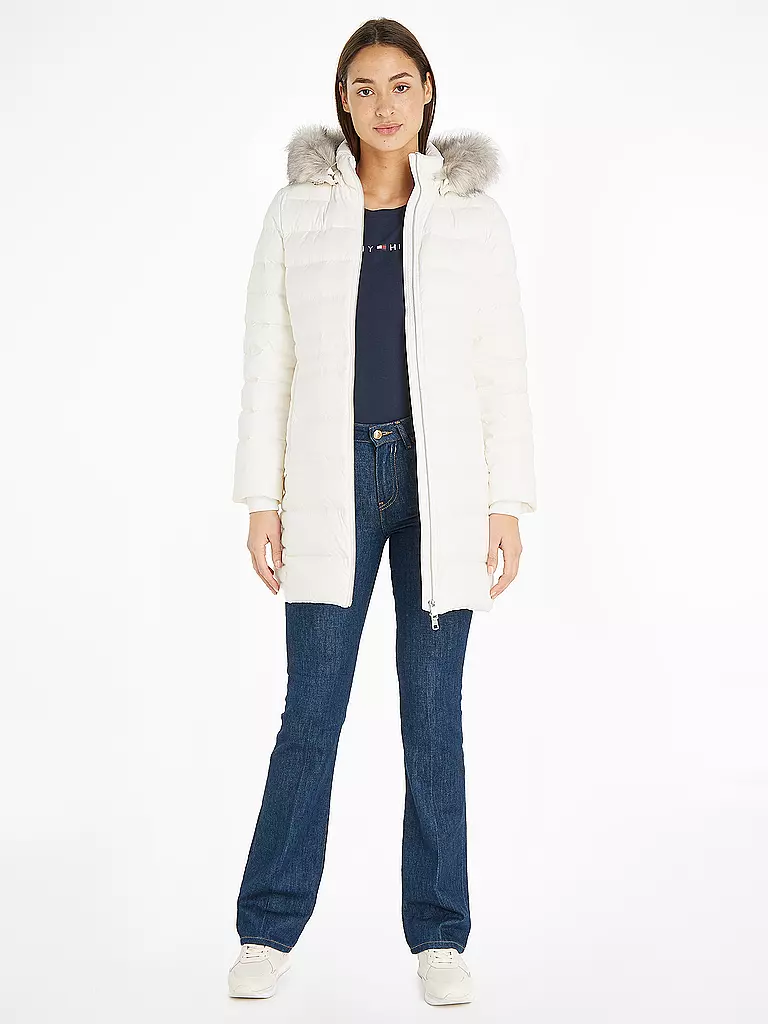 TOMMY HILFIGER | Steppmantel | Blanco