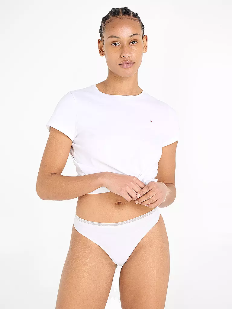 TOMMY HILFIGER | String paquete de 3 multi | Azul oscuro