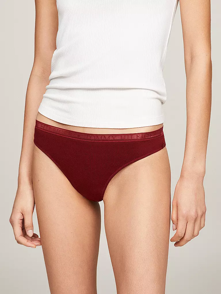 TOMMY HILFIGER | String paquete de 3 naranja | 