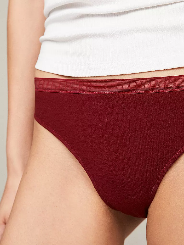 TOMMY HILFIGER | String paquete de 3 naranja | 