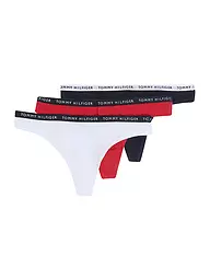 TOMMY HILFIGER | String Paquete de 3 | Blanco