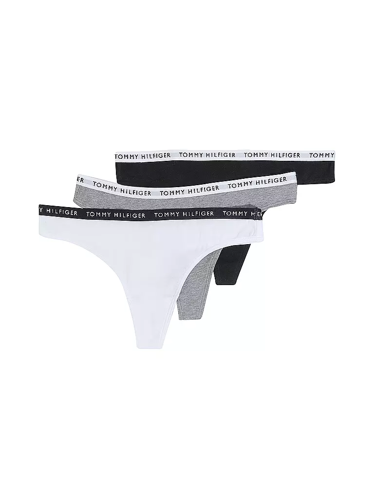 TOMMY HILFIGER | String Paquete de 3 | Gris