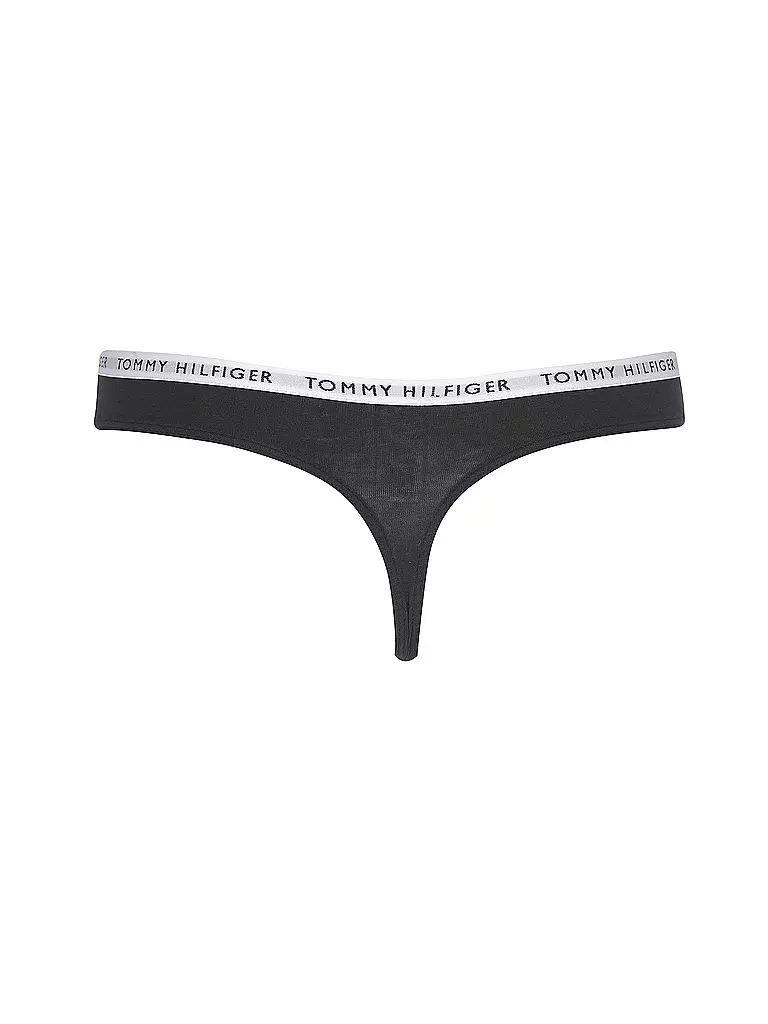 TOMMY HILFIGER | String Paquete de 3 | Negro