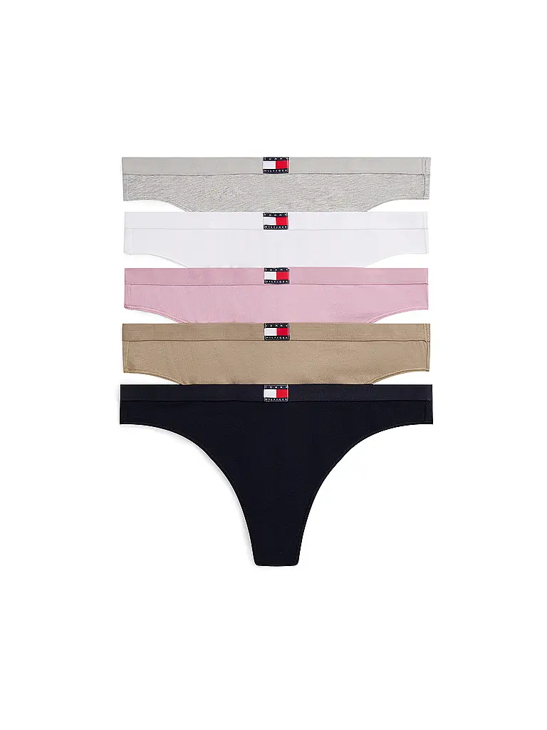 TOMMY HILFIGER | String paquete de 5 multi | Multicolor