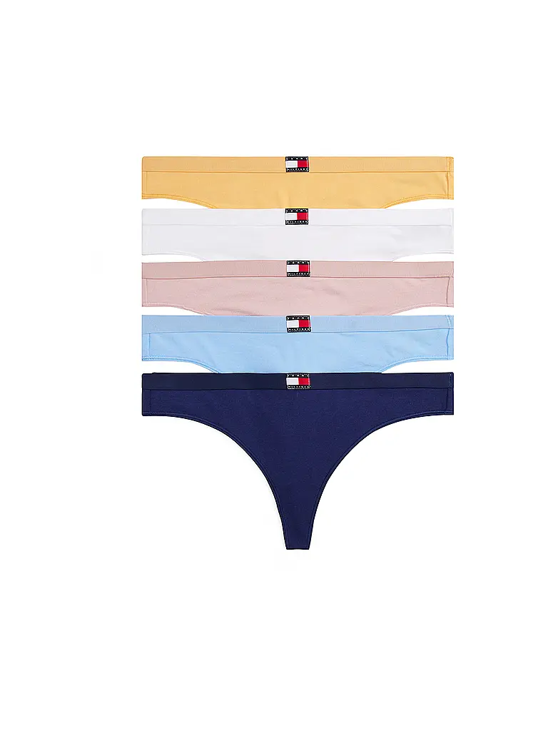 TOMMY HILFIGER | String paquete de 5 unidades, multicolor | Multicolor