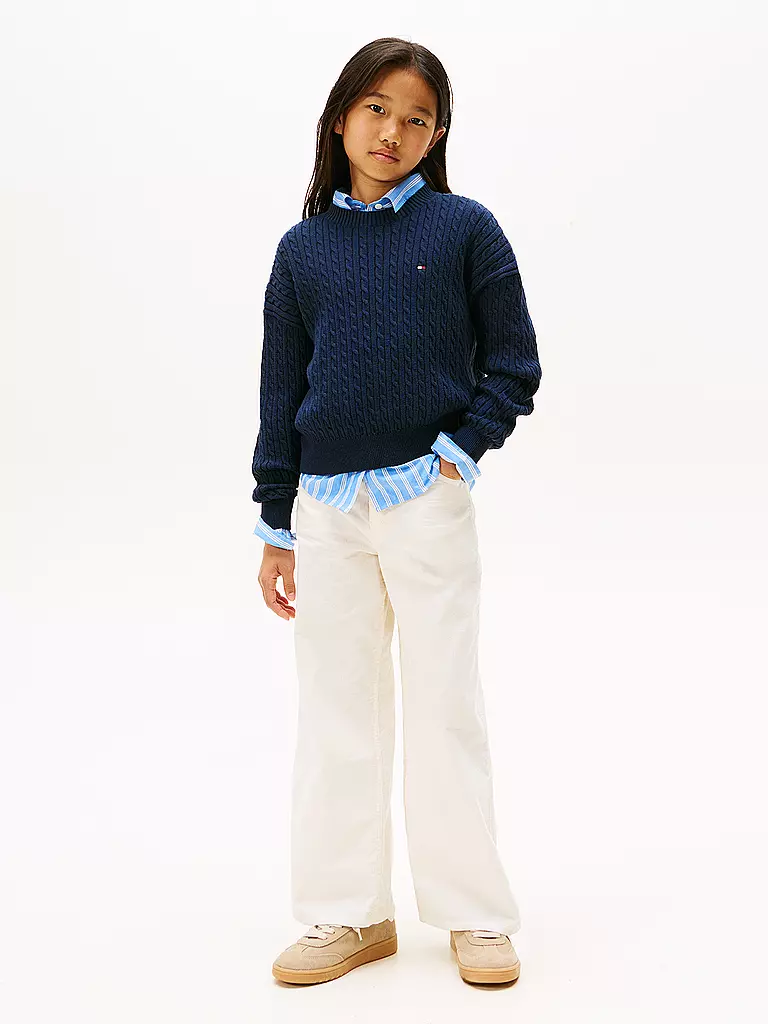 TOMMY HILFIGER | Suéter para niña | Azul oscuro