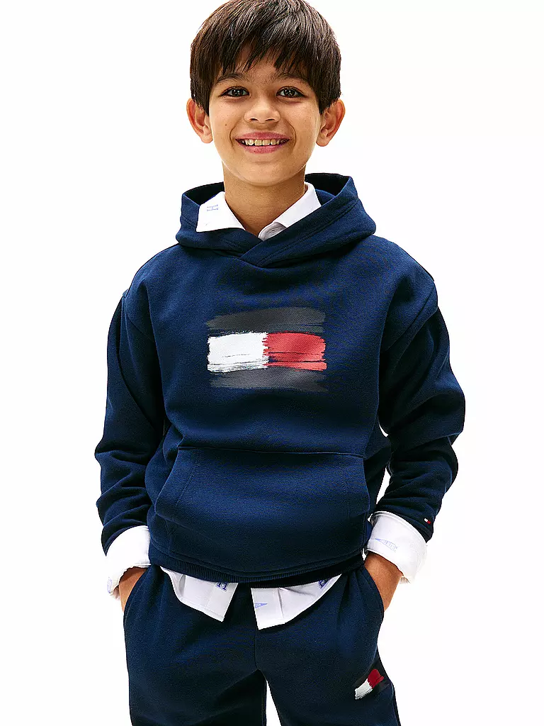 TOMMY HILFIGER | Sudadera con capucha - Hoodie para niño | Azul oscuro