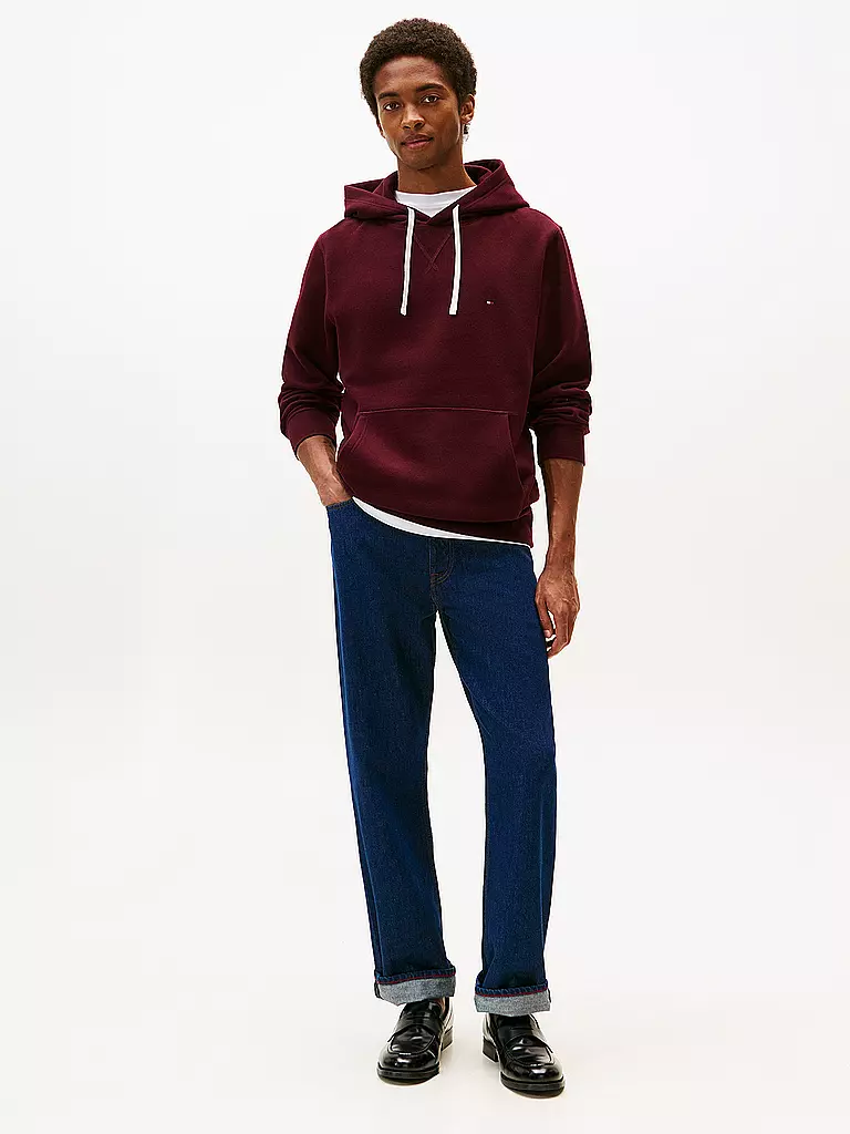 TOMMY HILFIGER | Sudadera con capucha - Hoodie | Rojo oscuro