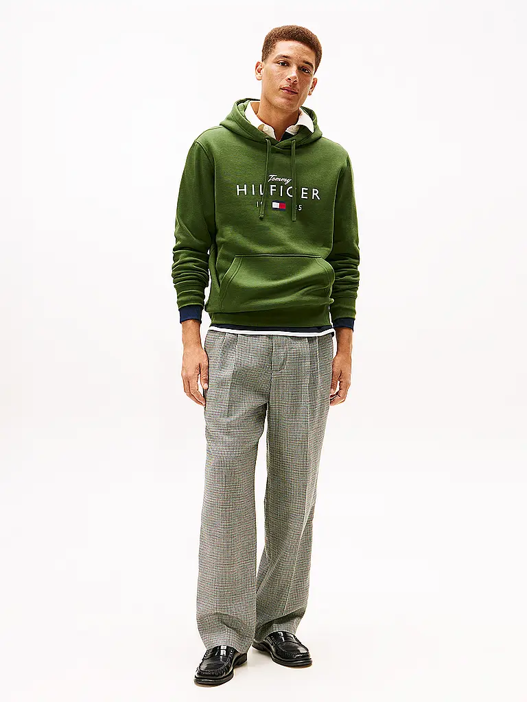 TOMMY HILFIGER | Sudadera con capucha - Hoodie | Verde oscuro