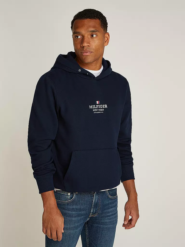 TOMMY HILFIGER | Sudadera con capucha - Hoodie | Azul oscuro