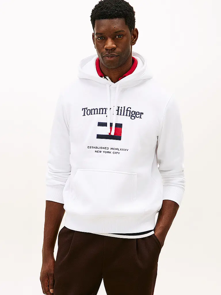 TOMMY HILFIGER | Sudadera con capucha - Hoodie | Blanco