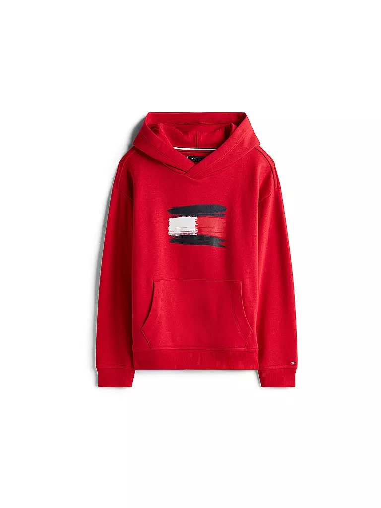 TOMMY HILFIGER | Sudadera con capucha para niño - Hoodie | Rojo