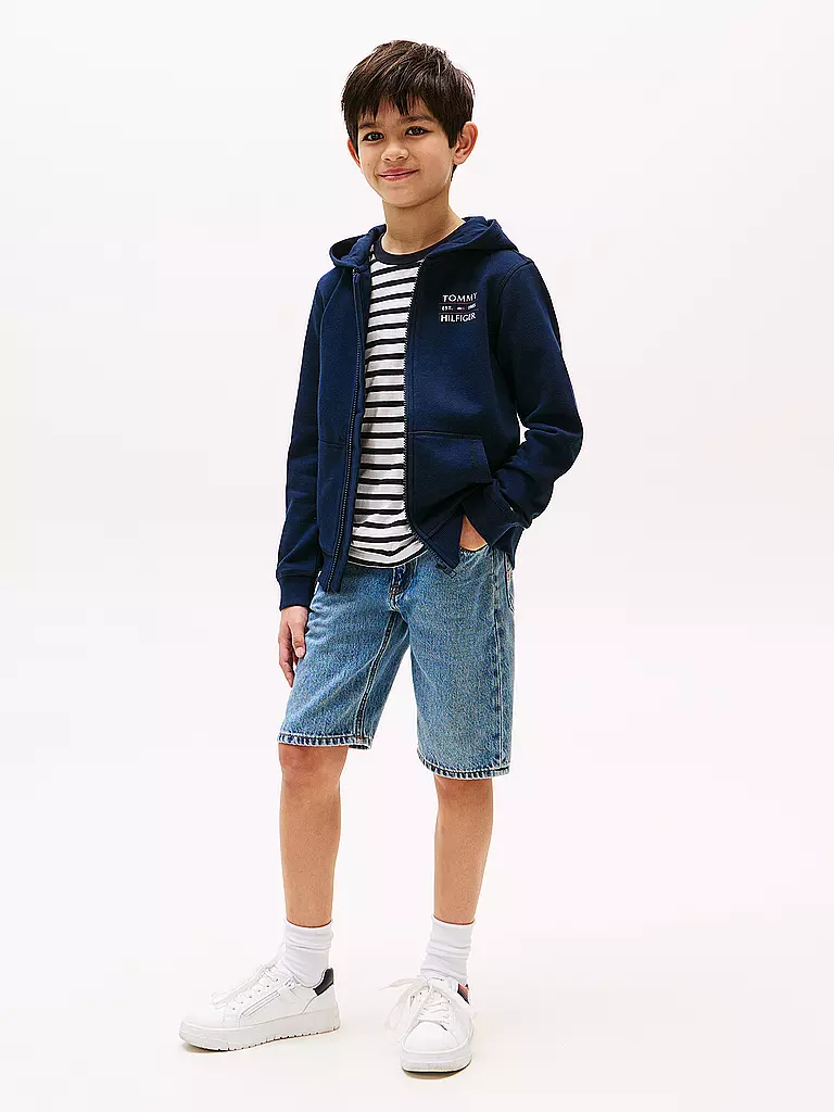 TOMMY HILFIGER | Sudadera con capucha para niño | Azul oscuro