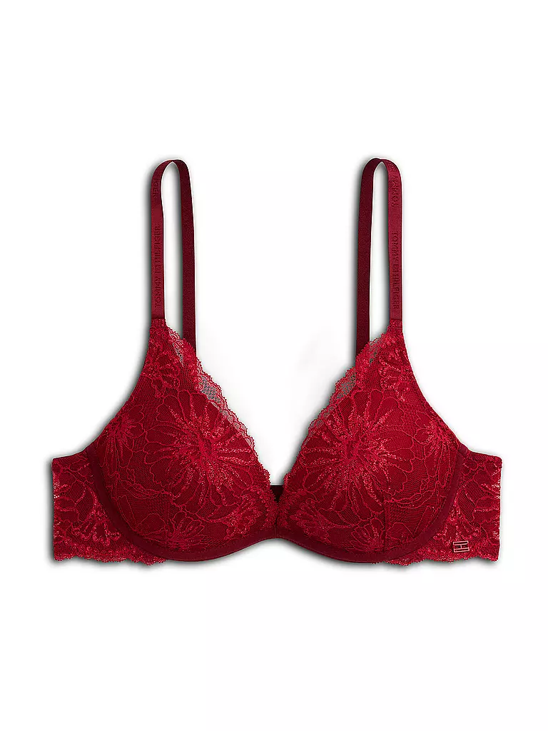 TOMMY HILFIGER | Sujetador push up rojo | Rojo