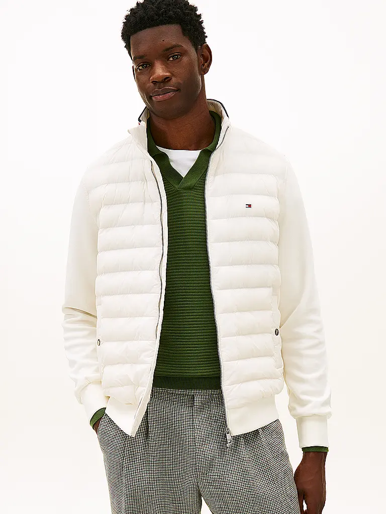 TOMMY HILFIGER | Sweatjacke  | Crema