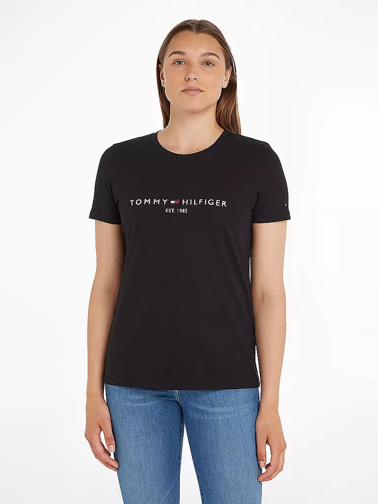 TOMMY HILFIGER | T-Shirt Regular Fit  | Negro