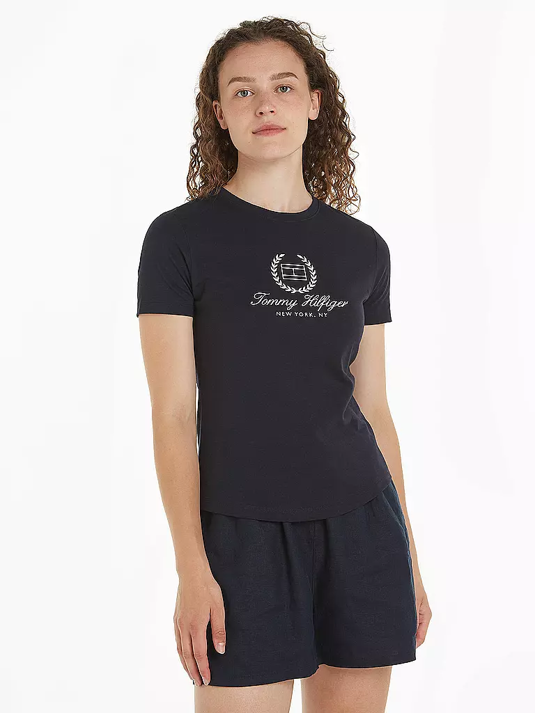TOMMY HILFIGER | T-Shirt Slim Fit | Azul oscuro